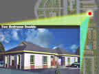 Model of the 2 bedroom double (T-2 Double) to be built by Nozaria as part of the 1,500 housing units to be built in Akwa Ibom State